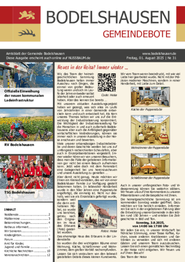 Ausgabe 31/2025 lesen