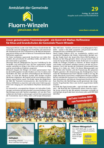 Ausgabe 29/2025 lesen