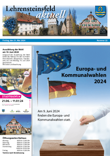 Ausgabe 22/2024 lesen