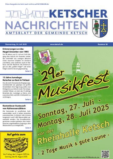 Ausgabe 30/2025 lesen