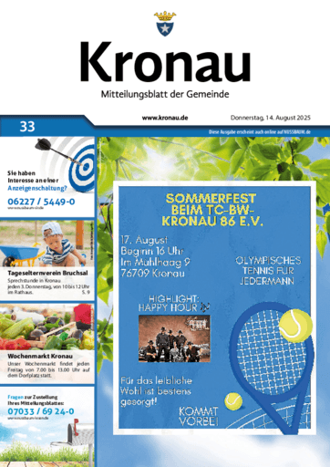 Ausgabe 33/2025 lesen