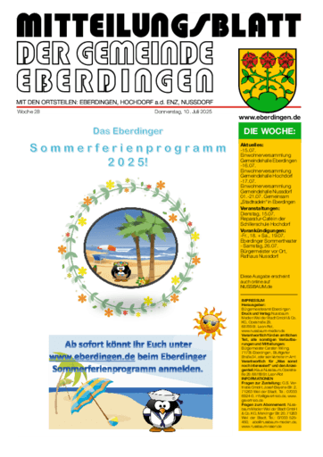 Ausgabe 28/2025 lesen