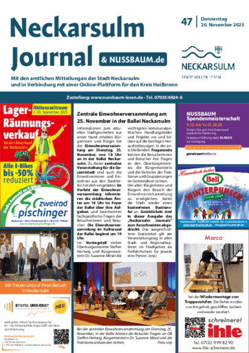 Ausgabe 47/2025 lesen