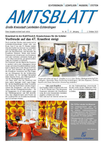 Ausgabe 40/2025 lesen