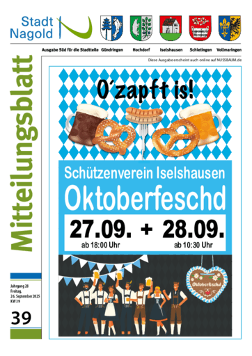 Ausgabe 39/2025 lesen