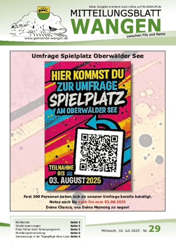 Ausgabe 29/2025 lesen