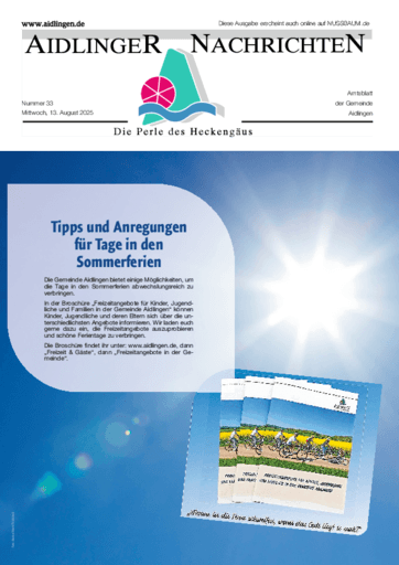 Ausgabe 33/2025 lesen