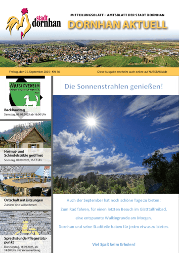 Ausgabe 36/2025 lesen