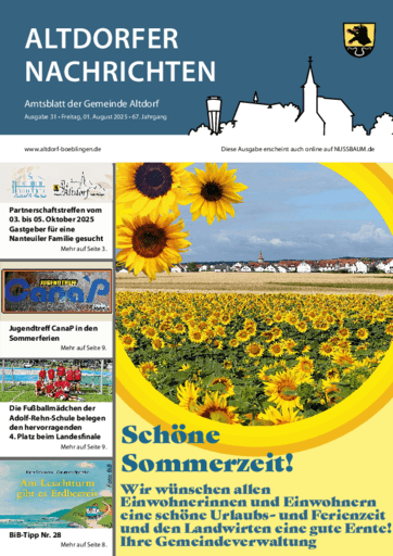 Ausgabe 31/2025 lesen