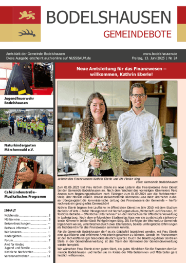 Ausgabe 24/2025 lesen