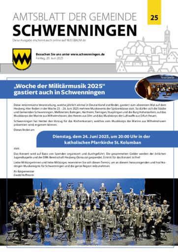 Ausgabe 25/2025 lesen