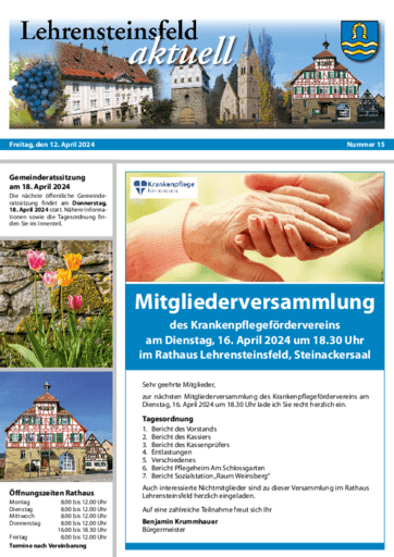 Ausgabe 15/2024 lesen