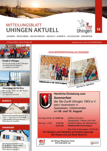 Ausgabe 32/2025 lesen