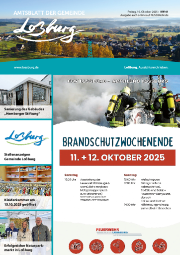 NUSSBAUM+ Premium - Amtsblatt der Gemeinde Loßburg