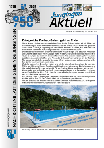 Ausgabe 35/2025 lesen