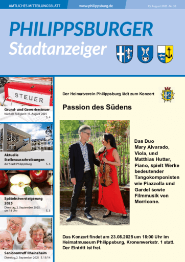 Ausgabe 33/2025 lesen
