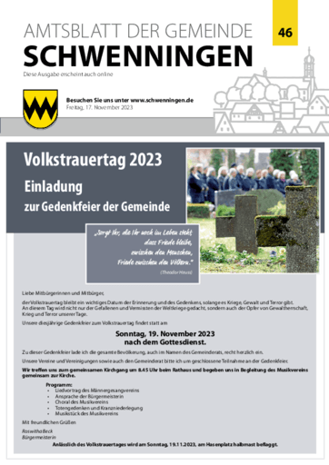 Ausgabe 46/2023 lesen