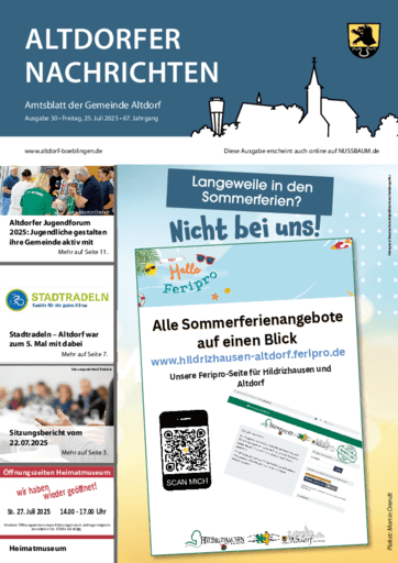 Ausgabe 30/2025 lesen