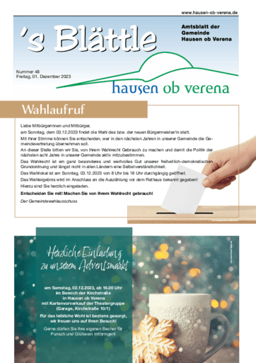Ausgabe 48/2023 lesen