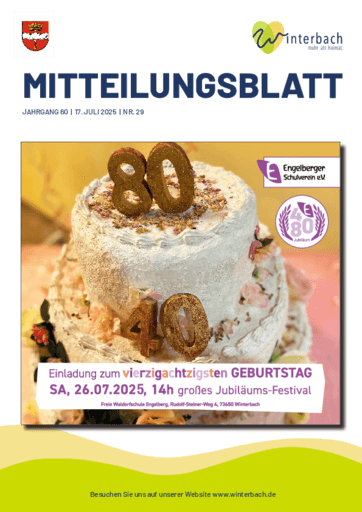 Ausgabe 29/2025 lesen