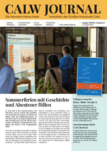 Ausgabe 33/2025 lesen