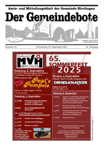 Ausgabe 36/2025 lesen