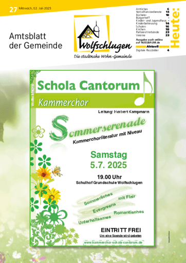 Ausgabe 27/2025 lesen