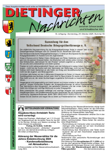 Ausgabe 43/2024 lesen