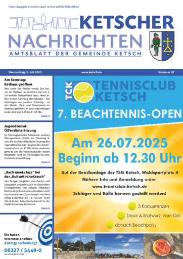 Ausgabe 27/2025 lesen