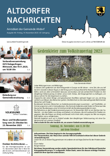 Ausgabe 46/2025 lesen
