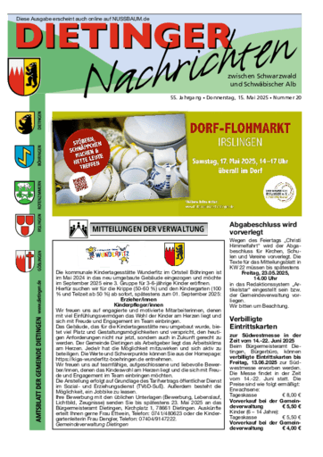 Ausgabe 20/2025 lesen