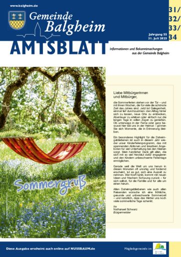 Ausgabe 31/2025 lesen
