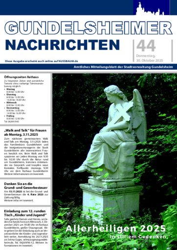 Ausgabe 44/2025 lesen