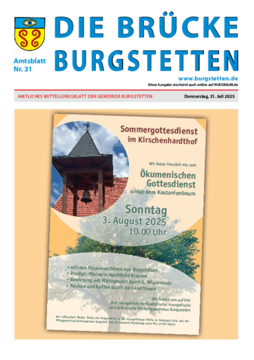 Ausgabe 31/2025 lesen