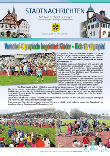 Ausgabe 31/2025 lesen
