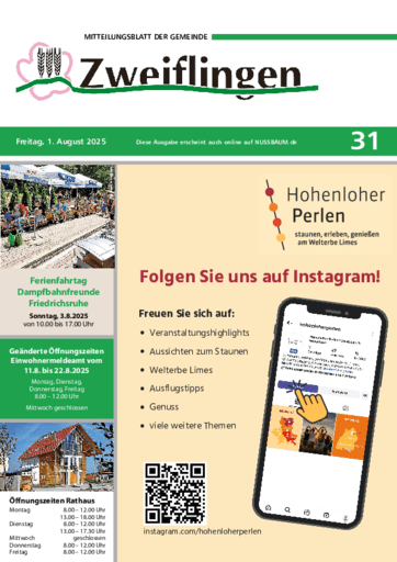 Ausgabe 31/2025 lesen