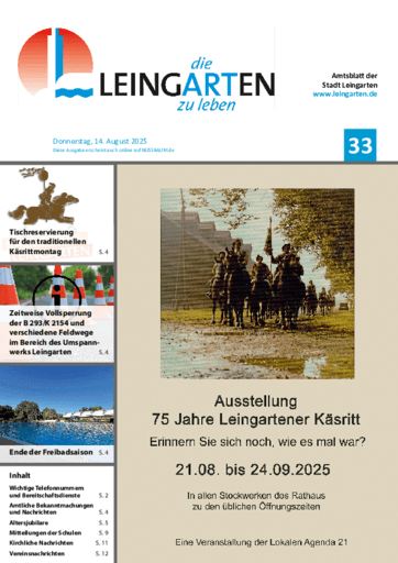 Ausgabe 33/2025 lesen