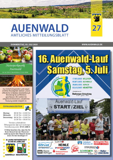 Ausgabe 27/2025 lesen