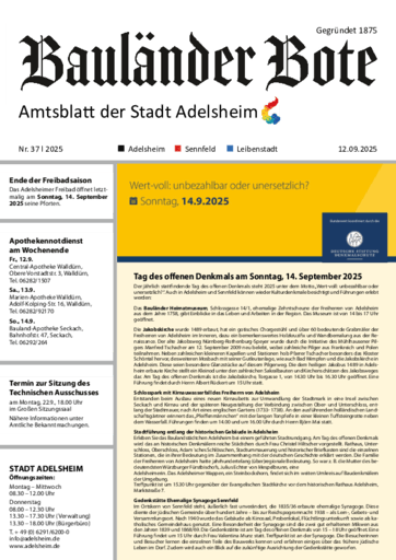 Ausgabe 37/2025 lesen