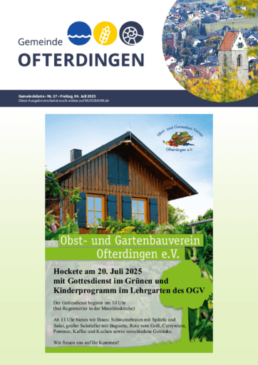 Ausgabe 27/2025 lesen