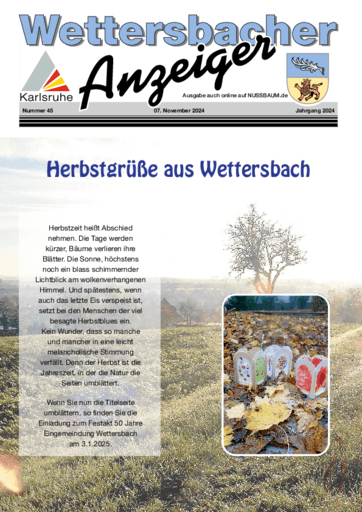 Ausgabe 45/2024 lesen
