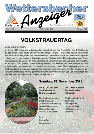 Ausgabe 46/2023 lesen