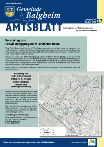 Ausgabe 27/2025 lesen