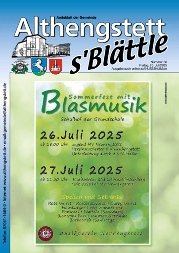 Ausgabe 30/2025 lesen
