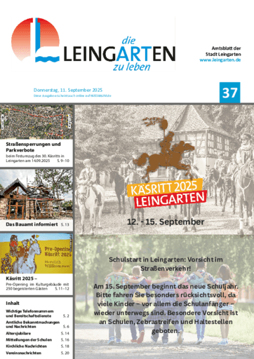 Ausgabe 37/2025 lesen