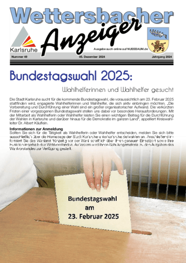 Ausgabe 49/2024 lesen