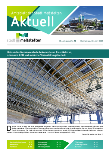NUSSBAUM+ Premium - Aktuell – Amtsblatt der Stadt Meßstetten