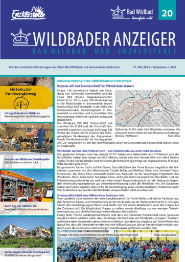 Ausgabe 20/2024 lesen