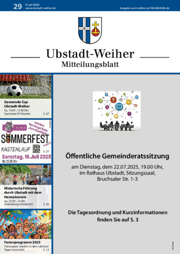 Ausgabe 29/2025 lesen