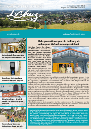 Ausgabe 30/2025 lesen